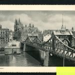 AK Bremen Brücke über die Weser mit Blick auf den Dom 1939 gebraucht #HC094