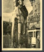 AK Bremen Roland Denkmal vor Rathaus 1938 gebraucht #HC097