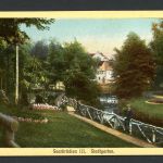 AK Saarbrücken Stadtgarten 1915 gebraucht #HC116