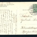 AK Saarbrücken Louisen-Anlage 1909 gebraucht #HC117