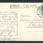 AK Saarbrücken Am Schloßplatz 1907 gebraucht #HC119