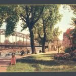 AK Saarbrücken Kaiser Friedrich-Brücke 1911 gebraucht #HC120