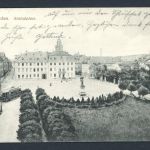 AK Saarbrücken Schloßplatz 1915 gebraucht #HC123