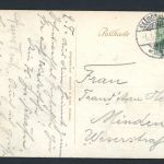 AK Saarbrücken Anlage am Schloßplatz 1915 gebraucht #HC125