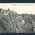 AK Luxemburg-Stadt Blick auf die Ausbildungskaserne 1907 gebraucht #HC139