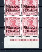 Deutsche APA Marokko 36 postfrisch 4er Block #HC323