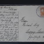 AK Deutschland Glückwunschkarte 1916 gebraucht #PL137