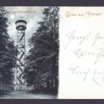 AK Pyrmont Spelunkenthurm 1898 gebraucht #HC388