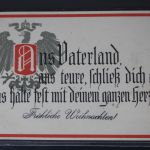AK Deutschland Uns Vaterland uns treue, schließ dich an, usw. ungebraucht #PL180