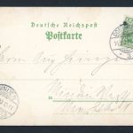 AK Dortmund Scherzkarte 1903 gebraucht #HE553