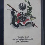 AK Deutschland Deutscher Gruß und aufrichtigen Glückwunsch ... gebraucht #PL319