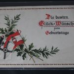 AK Deutschland Grußkarte Feldpost 1916 gebraucht #PL368