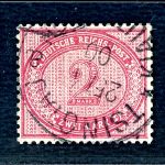 Deutsche APA Kiautschou Vorl. V 37 f gestempelt gepr. Pfenninger #HF184