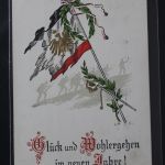 AK Deutschland Glück und Wohlergeben im neuen Jahre! 1915 gebraucht #PL425