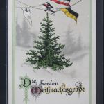 AK Deutschland Die besten Weihnachtsgrüße Feldpost gebraucht #PL503