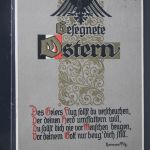 AK Deutschland Des Geiers Flug sollst du verscheuchen usw. 1915 gebraucht #PL531