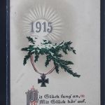 AK Deutschland Mit Glück fang' an. mit Glück hör' auf usw. 1915 gebraucht #PL535