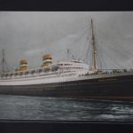 AK Holland-Amerika Line Nieuw Amsterdam Stapellauf 10.04.1937 ungebraucht #PL581