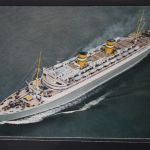 AK Holland-Amerika Line Nieuw Amsterdam Stapellauf 10.04.1937 ungebraucht #PL583