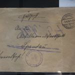 Feldpostbrief Stempel „Ballonabwehrkanonen-Zug 54" 4. Kavallerie #BC053