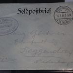 Feldpostbrief Stempel Königlich Preussischer Ballonabwehrkanonen-Zug 117 #BC059