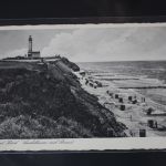 AK Seebad Horst Leuchtturm mit Strand 1936 gebraucht #PL812