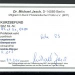 SBZ Thüringen waag. Paar 95 A X at Us postfrisch Kurzbefund Jasch #HF191