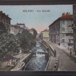 AK Milano Via Senato 1908 gebraucht #PL868