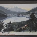 AK St. Moritz Ortsansicht 1905 gebraucht #PL915