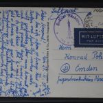 AK Berlin Der Funkturm, 138 m hoch 1951 gebraucht #PL928