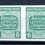 SBZ West-Sachsen waag. Paar 124 XU postfrisch Kurzbefund Jasch #JO881