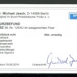 SBZ West-Sachsen waag. Paar 124 XU postfrisch Kurzbefund Jasch #JO881