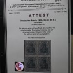 Deutsches Reich 85IIe postfrisch als 4er Einheit, Fotoattest Kroschel #FL156
