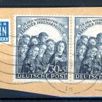 Berlin waag. Paar 73 Kurzbefund Schlegel Briefstück #JO902
