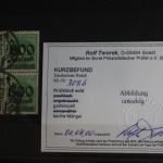 Deutsches Reich 308b gestempelt als Viererblock mit Fotobefund Tworek BPP #FP459