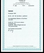 Saarland 4er Blöcke 297-298 postfrisch Fotoattest Ney #HF206