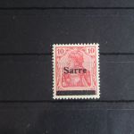 Saargebiet 6a postfrisch geprüft Burger BPP #FY627