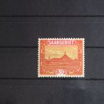 Saargebiet 90 postfrisch verschommener Druck, geprüft Ney BPP #FY804
