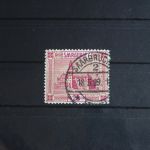 Saargebiet 100VIII gestempelt Plattenfehler, geprüft Hoffmann BPP #FY815
