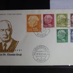 Saarland 426 u.a. als Ersttagsbrief Heuss (II) FDC #BC566