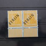 Berlin Einzelmarken aus Satz 1-20 postfrisch Schwarzaufdruck, teil geprüft, PF #