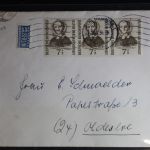 BRD 222 auf Brief als Mehrfachfrankatur #BB811
