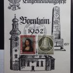 Berlin 82 u.a. auf Postkarte (Gedenkkarte Bornheim) #BB826