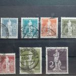 Berlin 35-41 gestempelt Heinrich v Stephan 75 Jahre UPU #