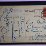 Frankreich Postkarte mit Stempel Olympische Spiele 1920 #GF573