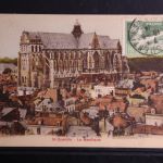 Frankreich 169 gestempelt auf AK, Olympische Spiele 1924 Paris #FZ381