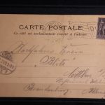 Frankreich 72I auf Postkarte mit Maschinenstempel #FZ470