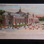 Frankreich 72I auf Postkarte Weltausstellung Expo 1900 #FZ471