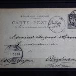 Frankreich Ganzsache von 1900 #FZ472