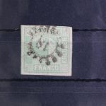 Bayern 5b gestempelt leichte Mängel, etwas erhöht doppelt gep. Sem BPP #GH897